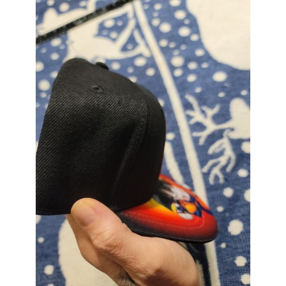 Dragon Ball Z Son Goku Adjustable Snapback Hat Bioworld W/ Patch Black  Cap New - Picture 4 of 7